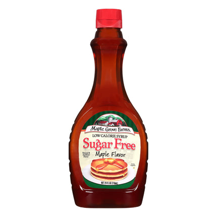 Maple Grove Syrup Sugar Free Maple Flavor - 24 FZ 12 Pack