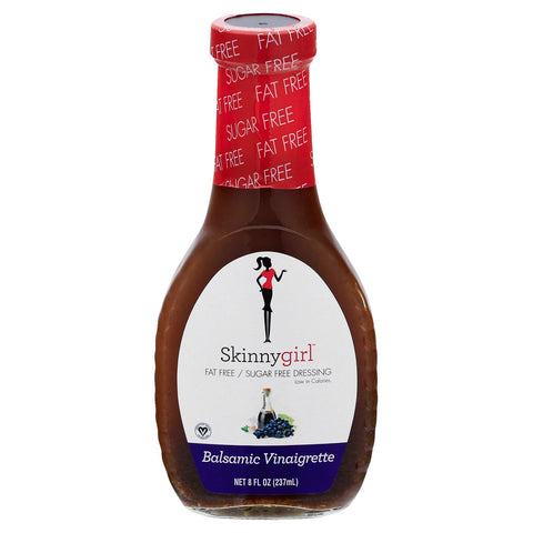Skinny Girl Dressing Fat Free/Sugar Free Balsamic Vinaigrette - 8 FZ 12 Pack
