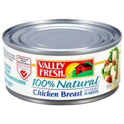Valley Premium White Fresh Chicken Breast in Broth - 10 OZ 12 Pack