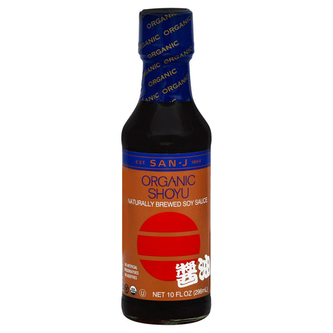 San J Organic Shoyu Soy Sauce - 10 FZ 6 Pack