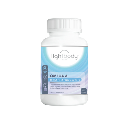 Lightbody Omega-3 Ultra DHA Wild Caught Fish Oil - 120 CT 6 Pack