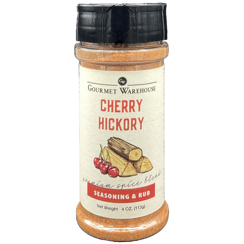 Gourmet Warehouse Gourmet Warehouse Cherry Hickory Seasoning & Rub - 4 OZ 6 Pack