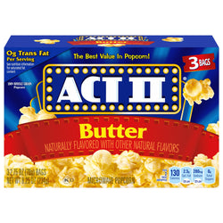 Act II Popcorn Butter - 8.25 OZ 12 Pack