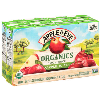 Apple & Eve Organic Apple 100% Juice - 54 FZ 5 Pack