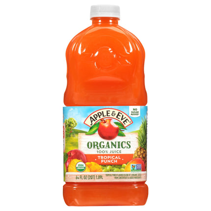 Apple & Eve Organics 100% Juice Tropical Punch - 64 FZ 8 Pack