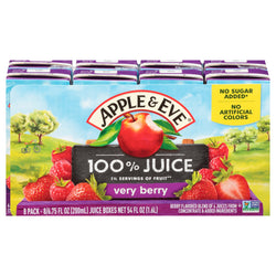Apple & Eve Juice No Sugar Added Very Berry - 54 FZ 5 Pack