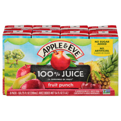 Apple & Eve Juice No Sugar Added Fruit Punch - 54 FZ 5 Pack