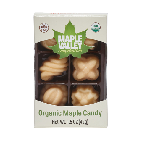 Maple Valley Cooperative Organic Maple Candy, 6 piece - 1.5 OZ 16 Pack
