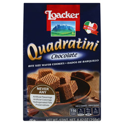 Loacker Quadratini Chocolate Wafer Cookies - 8.82 OZ 6 Pack