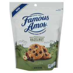 Famous Amos Cookies Mediterranean Hazelnut Chocolate Chip - 7 OZ 6 Pack