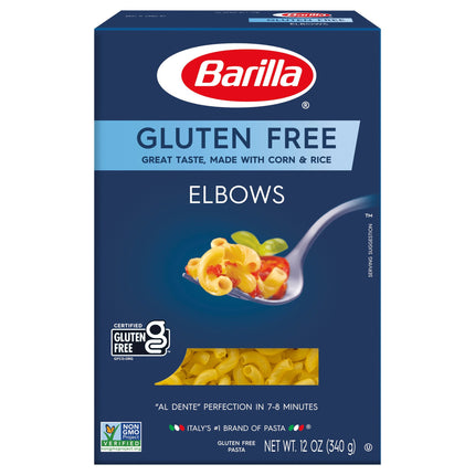 Barilla Gluten Free Elbows - 12 OZ 8 Pack