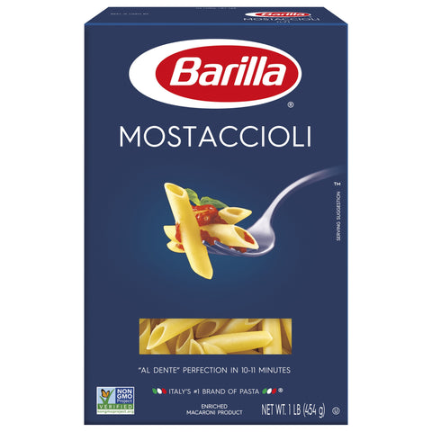 Barilla Pasta Mostaccioli - 16 OZ 12 Pack