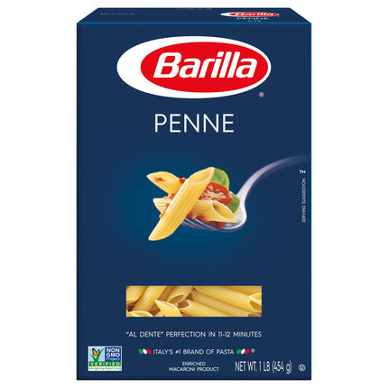 Barilla Pasta Penne Rigati - 16 OZ 12 Pack