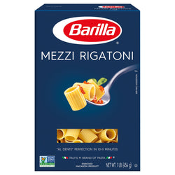 Barilla Pasta Mezzi Rigatoni - 16 OZ 12 Pack