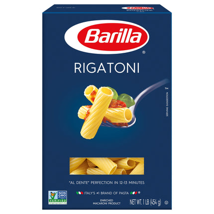 Barilla Pasta Rigatoni - 16 OZ 12 Pack