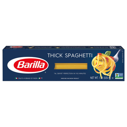Barilla Pasta Thick Spaghetti - 16 OZ 20 Pack