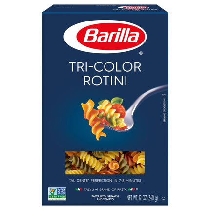 Barilla Pasta Tri Color Rotini - 12 OZ 16 Pack
