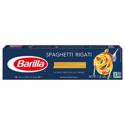 Barilla Pasta Spaghetti Rigati - 16 OZ 20 Pack