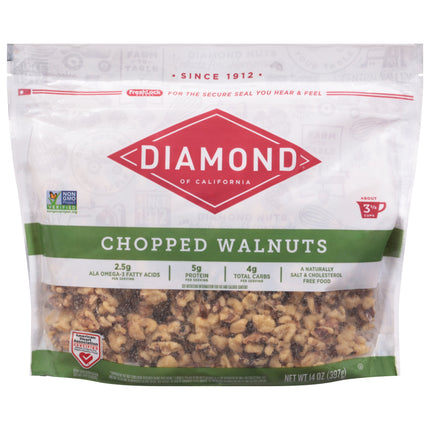 Diamond Chopped Walnuts - 14 OZ 12 Pack