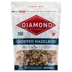 Diamond Chopped Hazelnuts - 8 OZ 12 Pack
