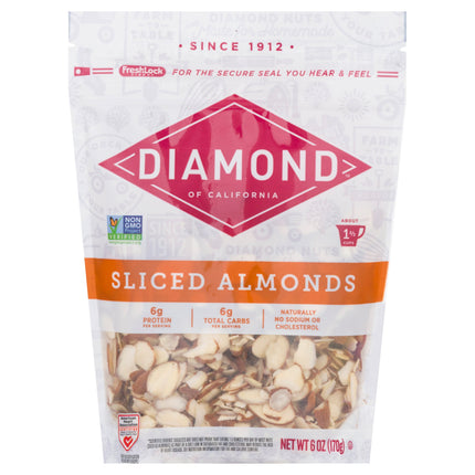 Diamond Sliced Almonds - 6 OZ 12 Pack