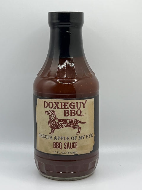 DoxieGuy BBQ Reeci's Apple of My Eye BBQ Sauce - 16 OZ 12 Pack