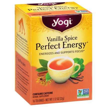 Yogi Vanilla Spice Perfect Energy - 16 CT 6 Pack
