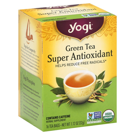 Yogi Super Antioxidant Green Tea - 16 CT 6 Pack