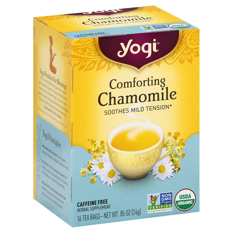 Yogi Organic Comforting Chamomile Tea - 16 CT 6 Pack