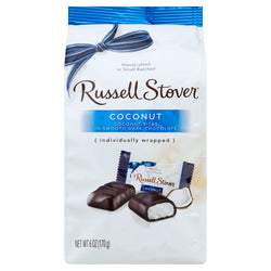Russell Stover Coconut Bites In Smooth Dark Chocolate - 6 OZ 6 Pack