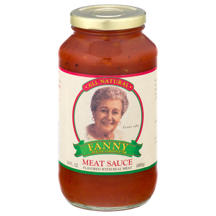 Fanny Homestyle Spaghetti Sauce Meat Flavor - 24 OZ 12 Pack