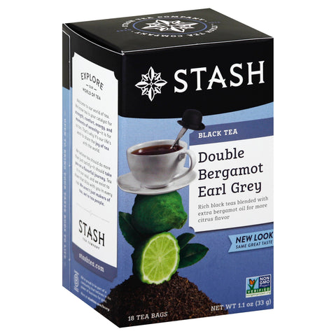 Stash Double Bergamot Earl Grey Black Tea - 18 CT 6 Pack