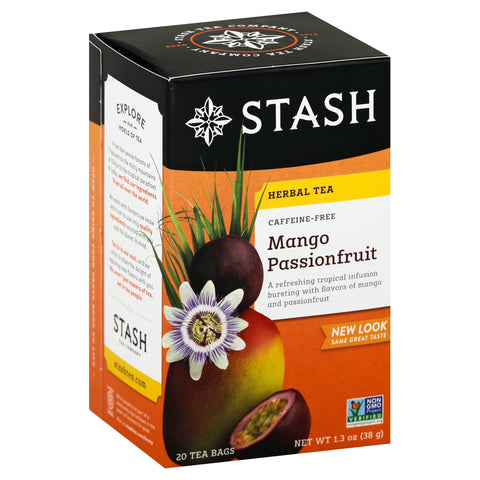 Stash Caffeine Free Mango Passionfruit Herbal Tea - 20 CT 6 Pack