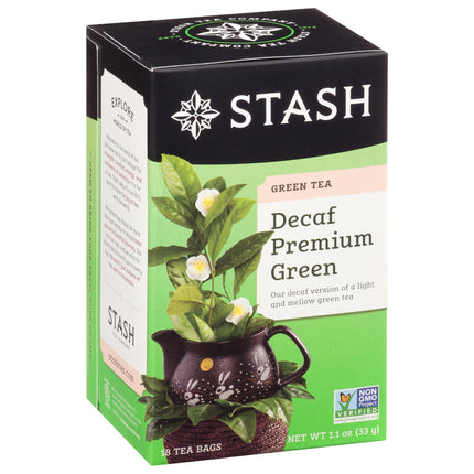 Stash Decaffeinated Premium Green Tea - 18 CT 6 Pack