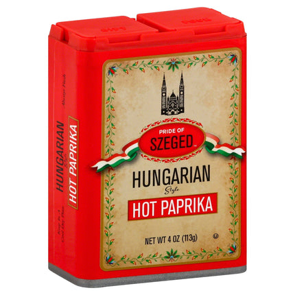 Pride Of Szeged Hungarian Style Hot Paprika - 4 OZ 6 Pack