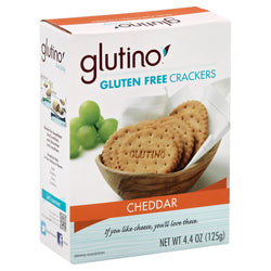 Glutino Gluten Free Cheddar Crackers - 4.4 OZ 6 Pack