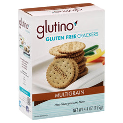 Glutino Gluten Free Multigrain Crackers - 4.4 OZ 6 Pack