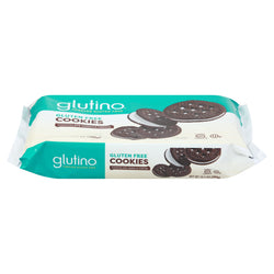 Glutino Gluten Free Chocolate Vanilla Creme Sandwich Cookie - 10.6 OZ 12 Pack