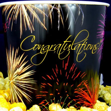 Argires Snacks Congratulations Tub Cheddarcorn & Caramel Corn Mix - 1 Gallon 1 Pack