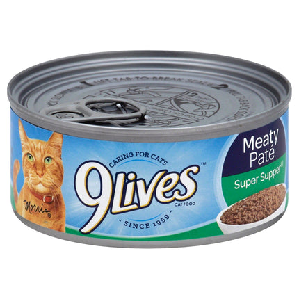 9 Lives Meaty Pate Super Supper - 5.5 OZ 24 Pack