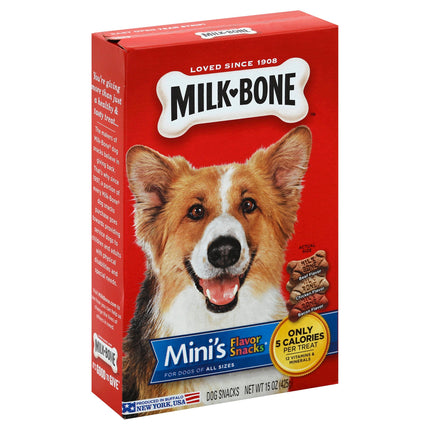 Milk-Bone Mini's Flavor Snacks - 15 OZ 6 Pack