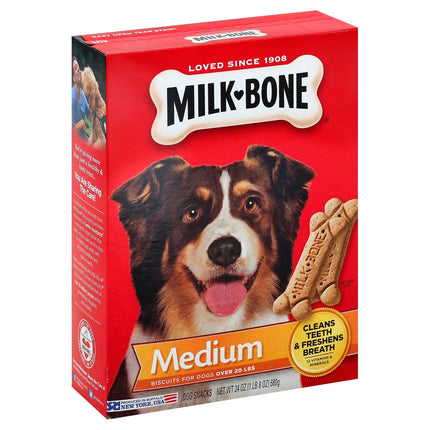 Milk-Bone Dog Biscuits Medium - 24 OZ 12 Pack
