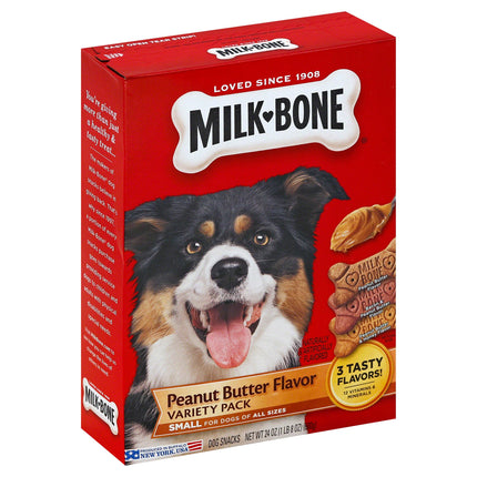 Milk-Bone Peanut Butter Variety Pack Small - 24 OZ 12 Pack