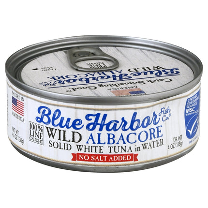 Starkist Blue Harbor No Salt Added Solid White Tuna - 4.6 OZ 12 Pack