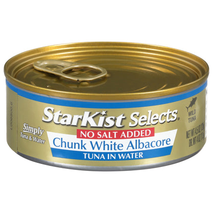 Starkist Tuna Chunk White Low Salt - 4.5 OZ 12 Pack