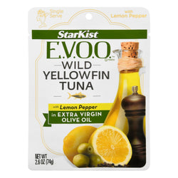 Starkist Extra Virgin Olive Oil Wild Yellowfin Tuna With Lemon Pepper - 2.6 OZ 24 Pack