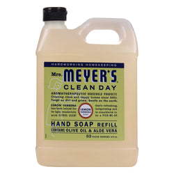 Mrs. Meyer's Clean Day Lemon Verbena Liquid Hand Soap Refill - 33 FZ 6 Pack