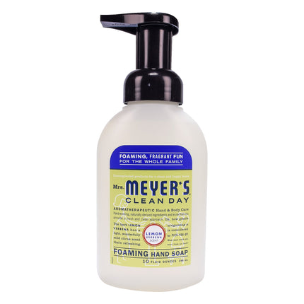 Mrs. Meyer's Clean Day Lemon Verbena Foaming Hand Soap - 10 FZ 6 Pack