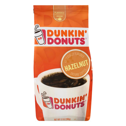 Dunkin Donuts Coffee Ground Hazelnut - 12 OZ 6 Pack