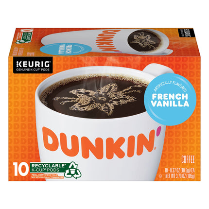 Dunkin Donuts French Vanilla K-Cup - 3.7 OZ 6 Pack